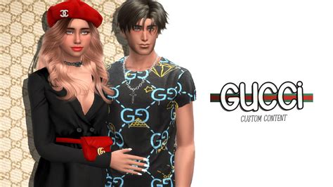 sims 4 gucci shirt|Gucci outfit sims 4 download.